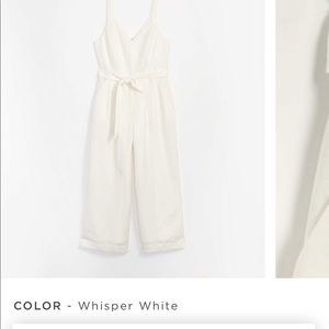 Whisper White Romper Tags still on